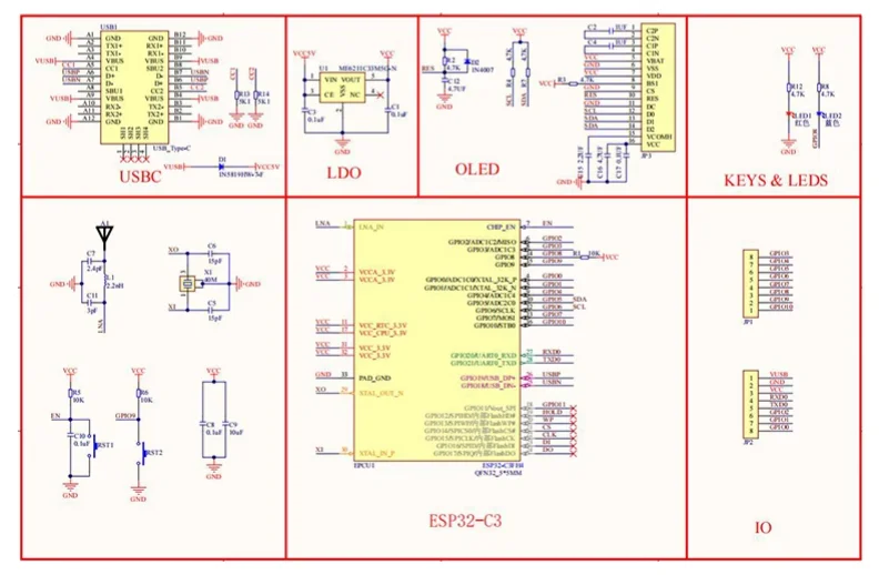 1-10 Stück ESP32-C3 ESP32C3 ESP32C6 C6 S3 H2 PRO Mini SuperMini Wi-Fi Ble Programmier-Lern-Entwicklungsboard Modul ESP32C3FN4 – Detail 8