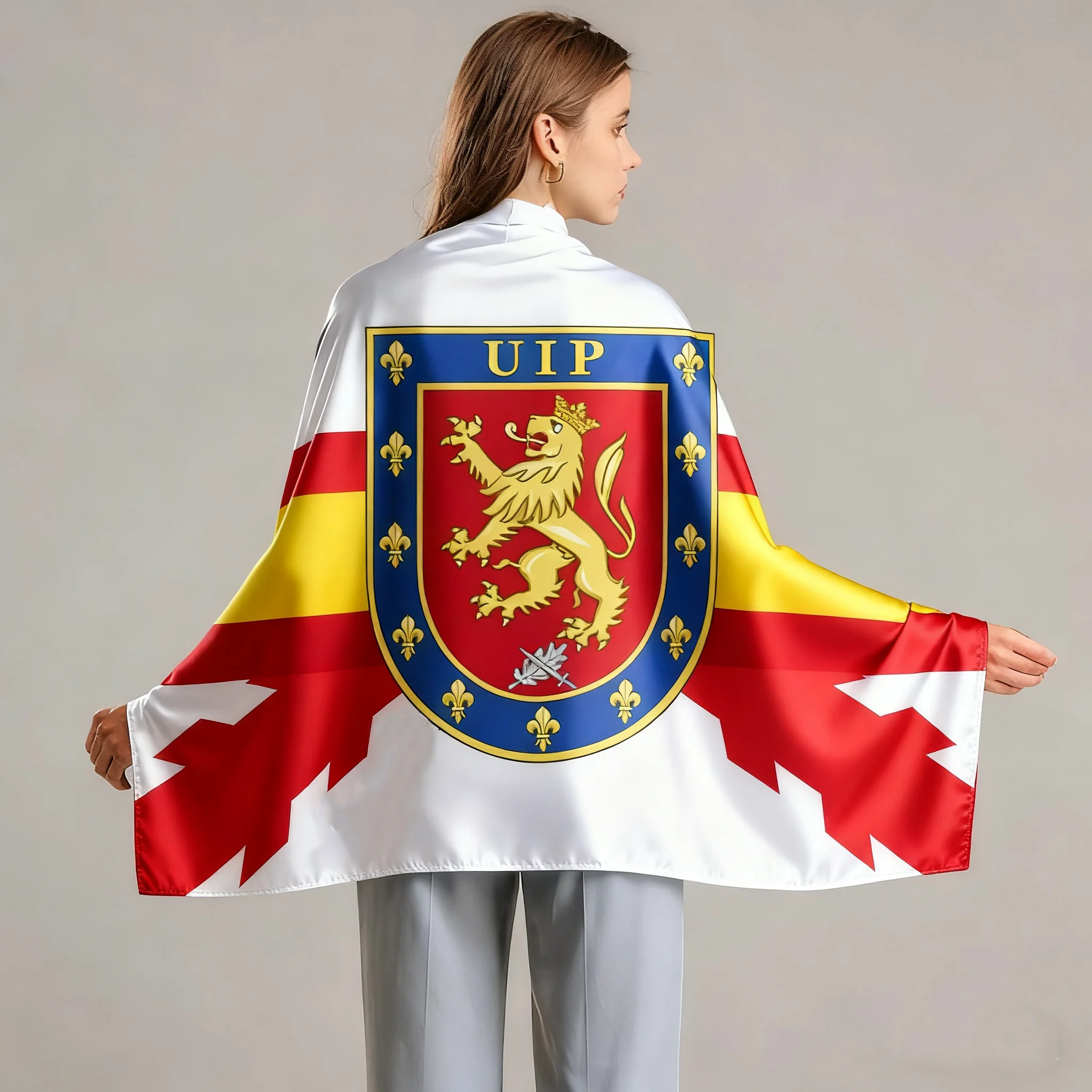 FLAGap  90x150cm Spanish National Police Flag with 2 buckles
