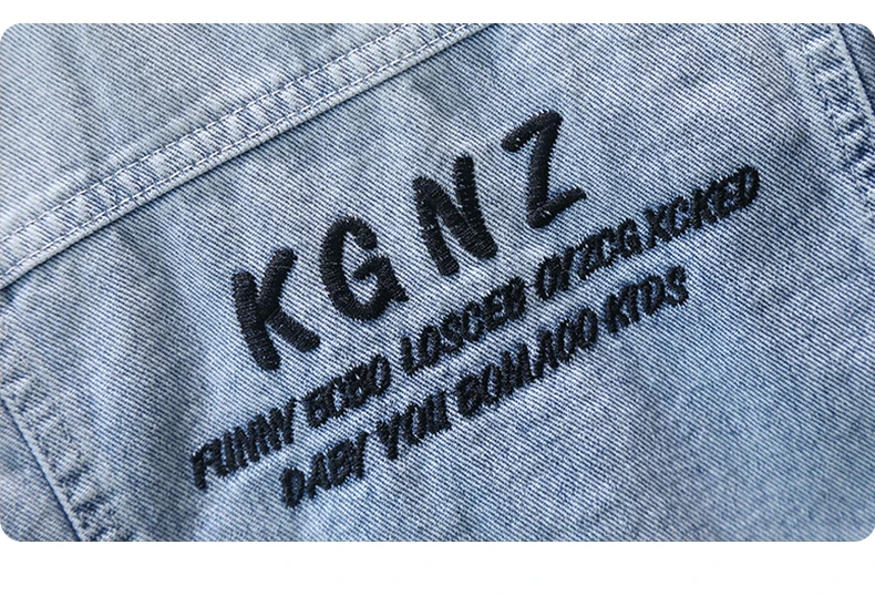 Baby Jungen Lässige Jeansweste mit Kapuze Neue Kinder Designer Modekleidung Outfit Kinder Ärmellose Jacke Hoodie Weste 2-9 Jahre – Detail 13