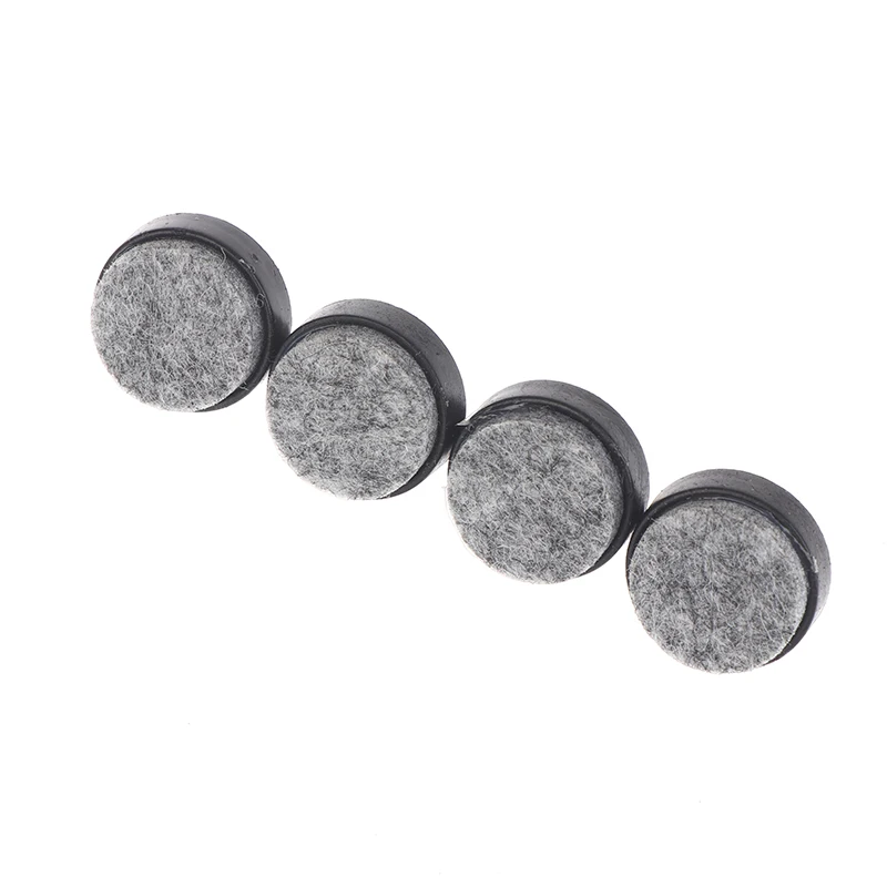 4/8 Stuks Zwart/Bruin Vilt Verstelbare Ronde Meubels Been Schroeven Anti Slip M6 M8 Tafel Stoel Kast Balans Voeten Pads
