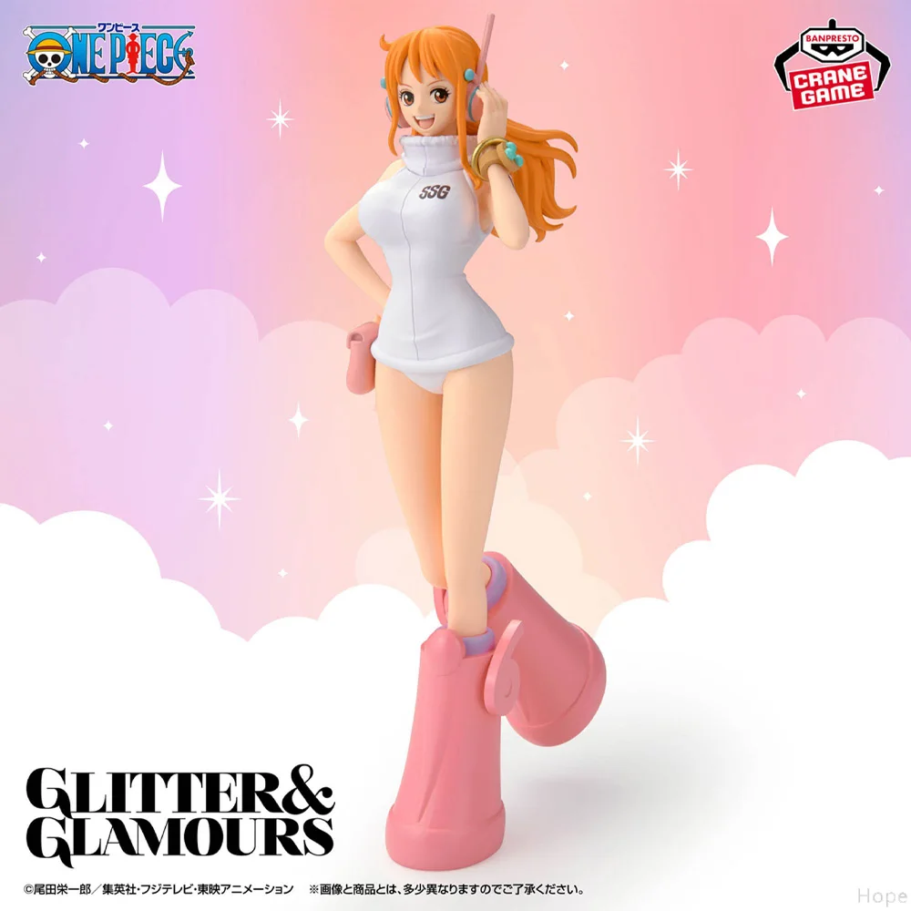 

Officially Licensed BANPRESTO GLITTER&GLAMOURS Egghead Style Nami Figure Anime One Piece Model Toy