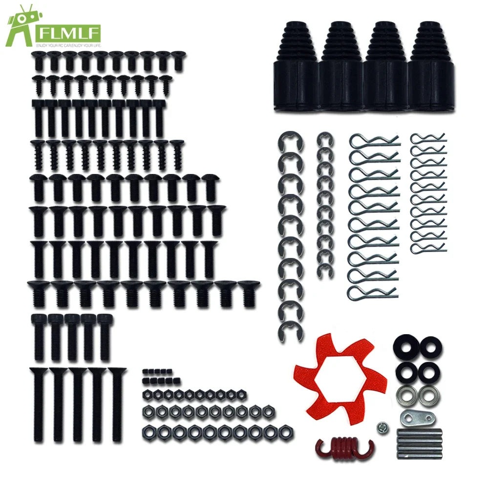 Big Reparing Tool Bag with All Kinds Screws/clips Set Fit for 1/5 HPI ROFUN BAHA ROVAN KM BAJA 5B 5T 5SC Rc Car Toys Parts