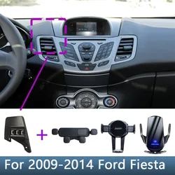 Per Ford Fiesta 2009 2010 2011 2012 2013 2014 Supporto per telefono per auto Speciale staffa fissa Base di ricarica wireless Accessori interni