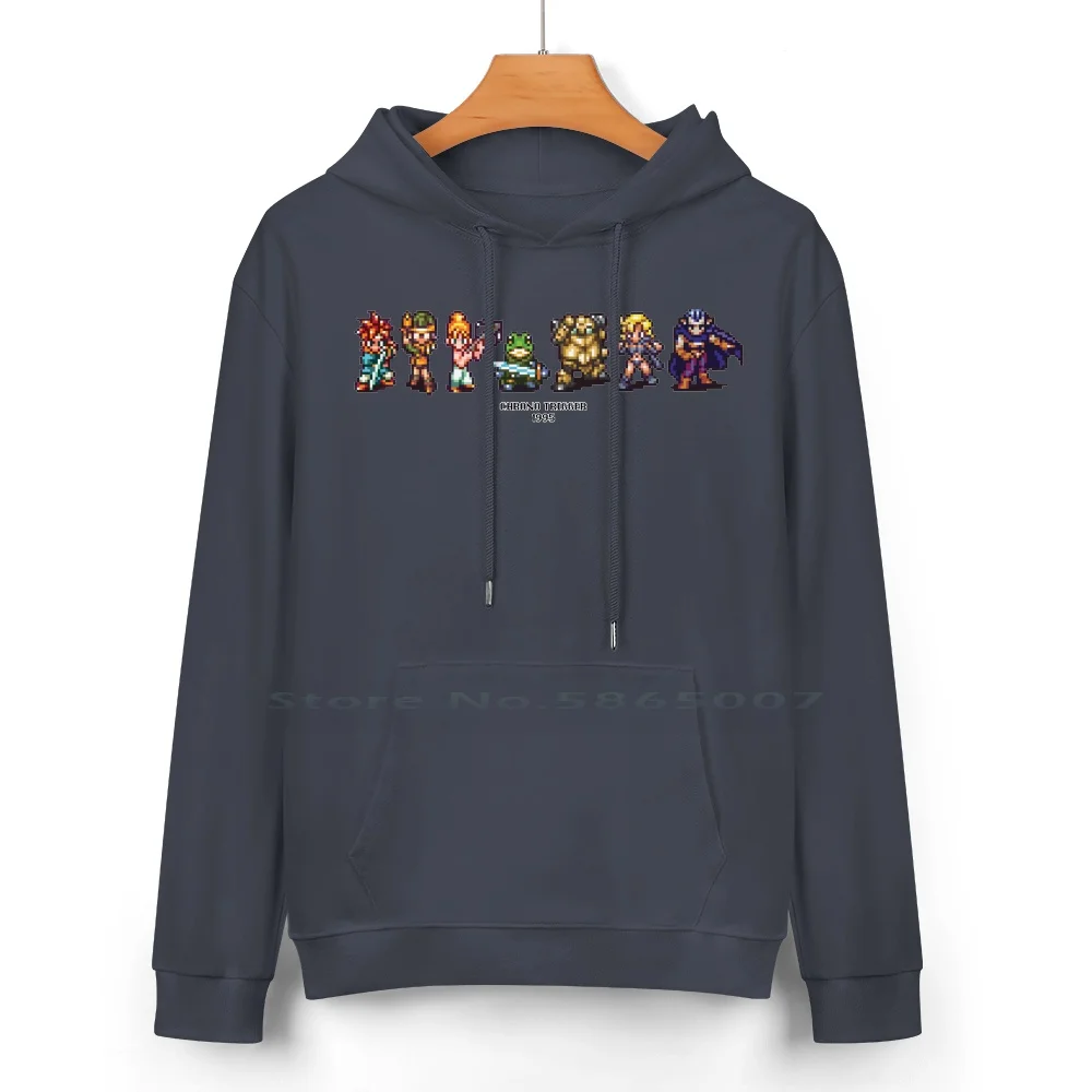 Chrono Trigger Cast Cotton Hoodie Sweater 24 Colors Super Bros Wario Waluigi 1990s 1980s Nwc Metroid Snes Retro Nostalgia