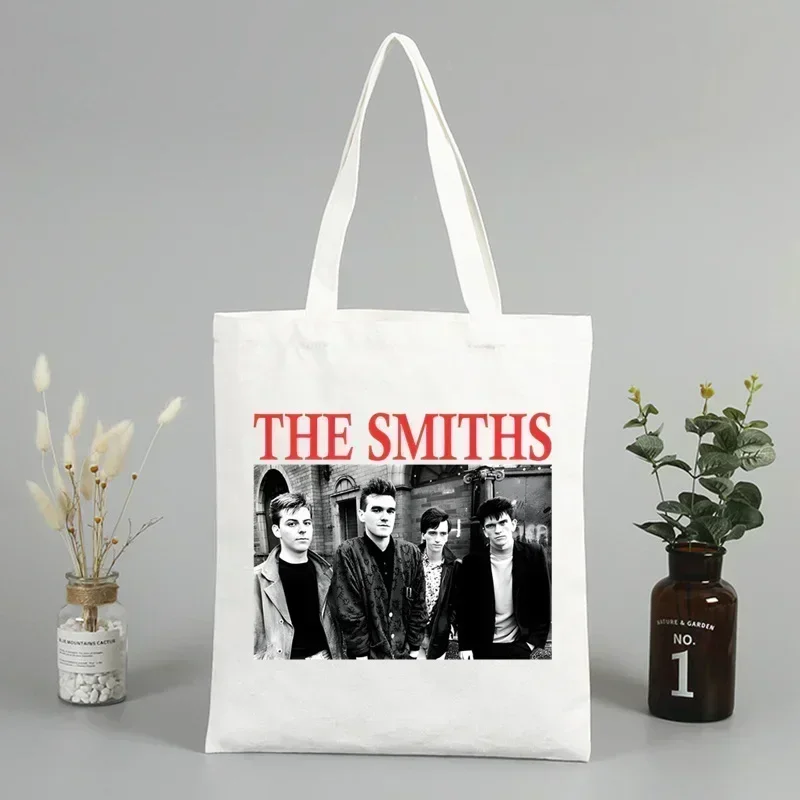 The Smiths New Arrives Art Canvas Bag Totes Simple Print Shopping Bags Girls Life Casual Pacakge
