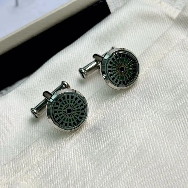 أزرار أكمام كوكبة MB أناقة سماوية بسيطة للرجال من المعدن الفاخر للأعمال الرسمية #3