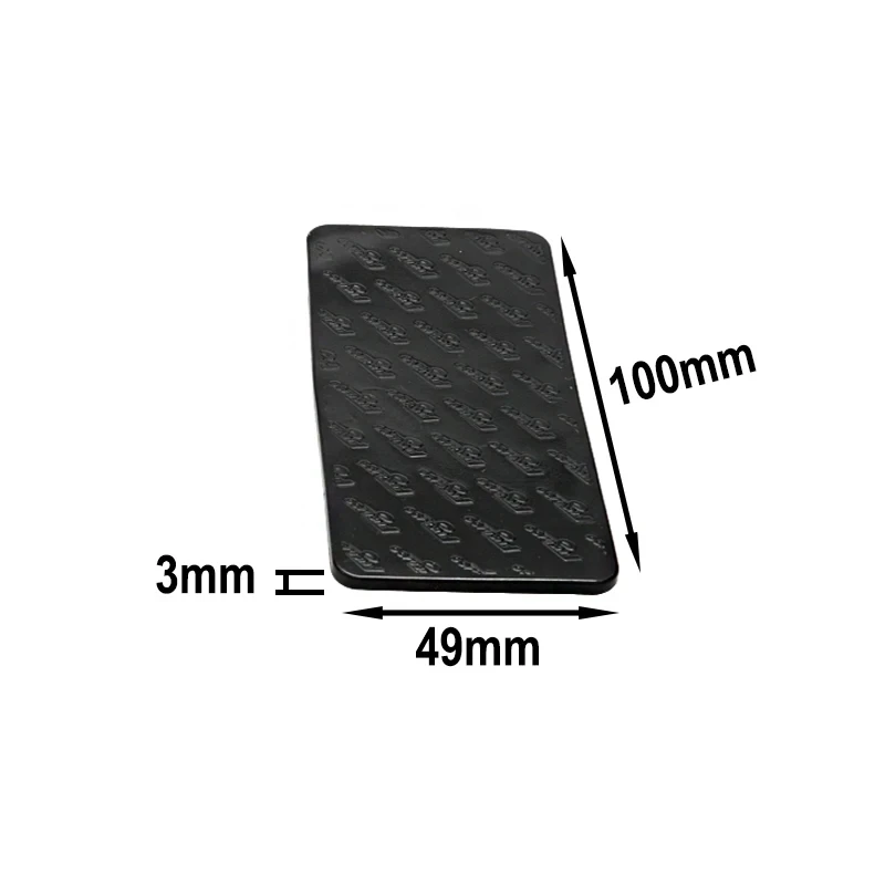 3PCS Sticky Battery Pad PU Material Anti-slip Mat 100mmx49mmx3mm Adhesive Damper for RC Drone Lithium Battery DIY Accessories