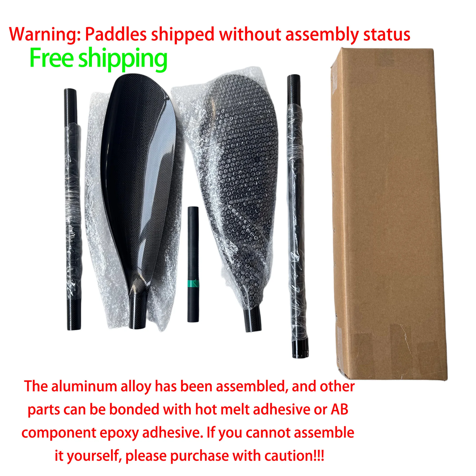 Весло для каяка QQSPORT, карбо – обзор и цена Kayak Paddle Carbon