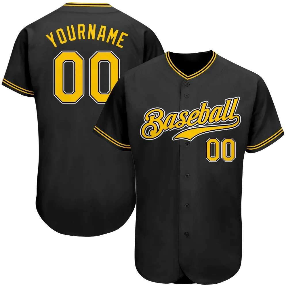 High Quality Custom Baseball Shirt Sublimation Print Classic Vertical Stripe Baseball Jersey Softball Game Training Sportswear