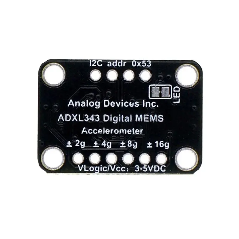 AS95-ADXL343 Three-Axis Accelerometer Module I2C/SPI ±2G/±4G/±8G/±16G Adjustable Compatible With STEMMA QT / Qwiic