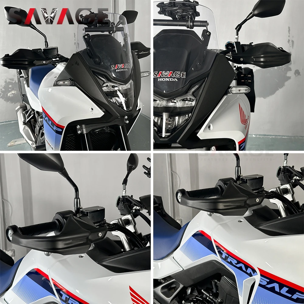 2025 Transalp 750 Handlebar Handguard Shield for Honda XL750 Transalp750 2024 Hand Guard Lever Windshield Protector Screen Cover
