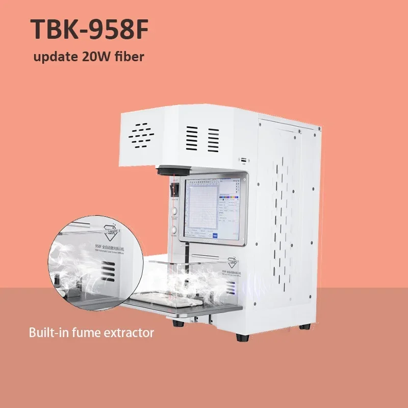 

TBK 958F Engraving Marking Machine For iPhone 14 14pro max 13 13pro Back Glass Remover Frame Separate