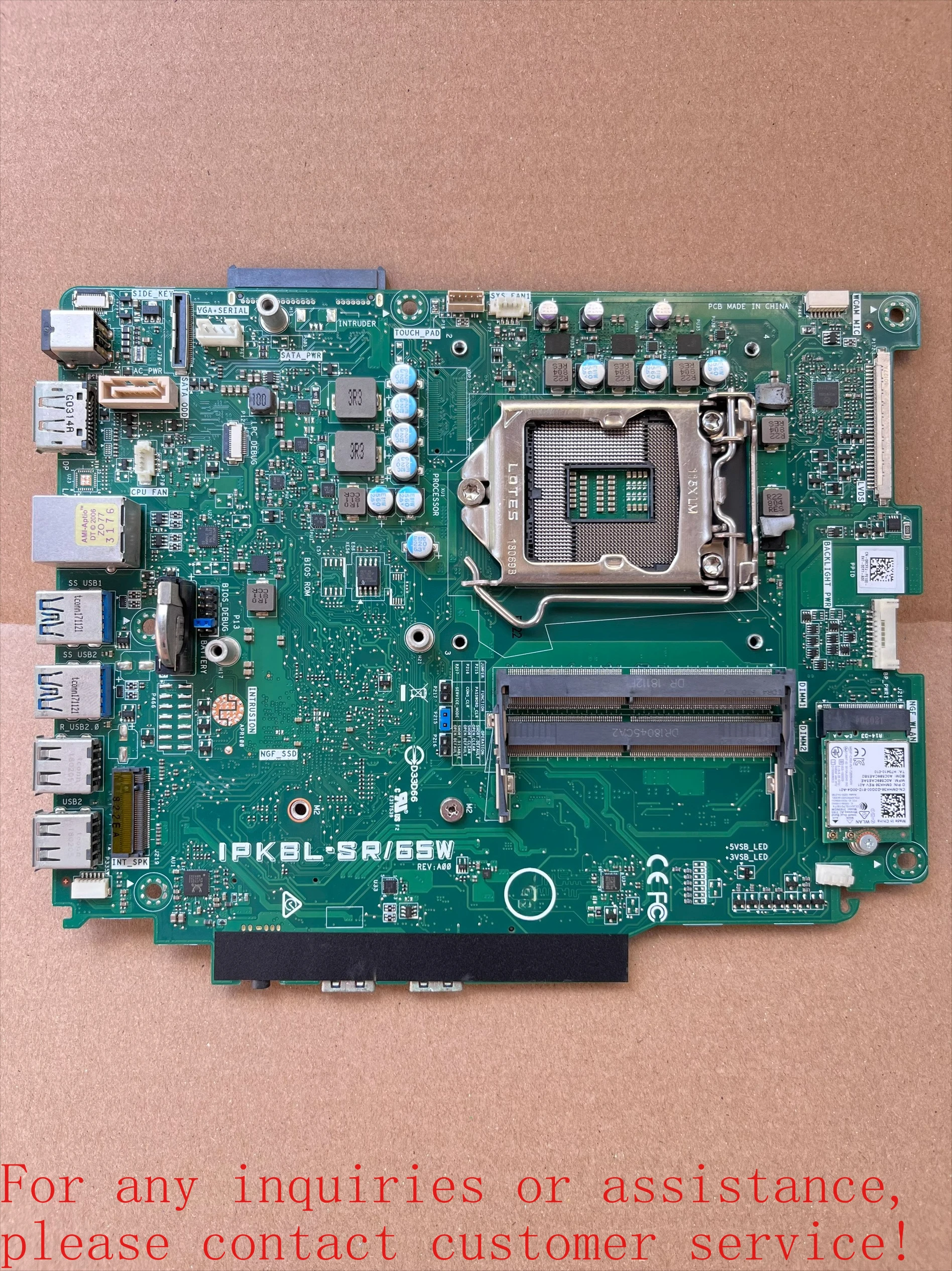 

Для основной платы Dell OptiPlex 3050 AIO IPKBL-SR/65 Вт «все в одном» 0P7V82 GJF88