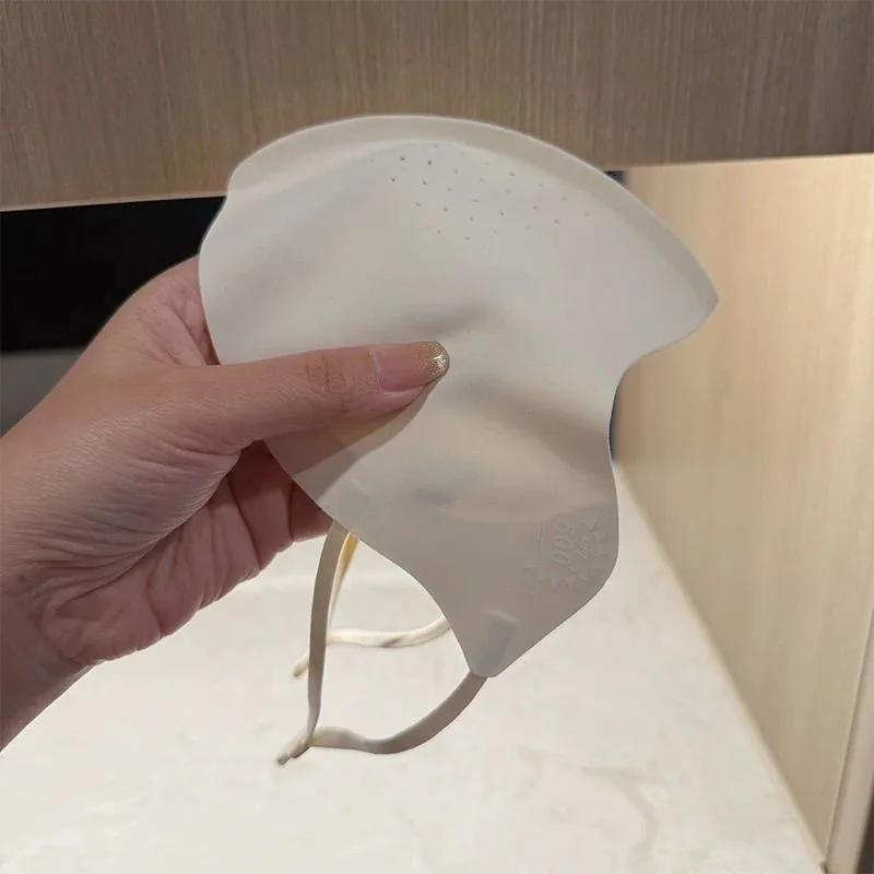 2025 الربيع الصيف UPF500 قناع الحرير الجليد قوس تصميم 7A مضاد للجراثيم المضادة للبكتيريا قناع الحماية من الشمس شكل قوس بارد