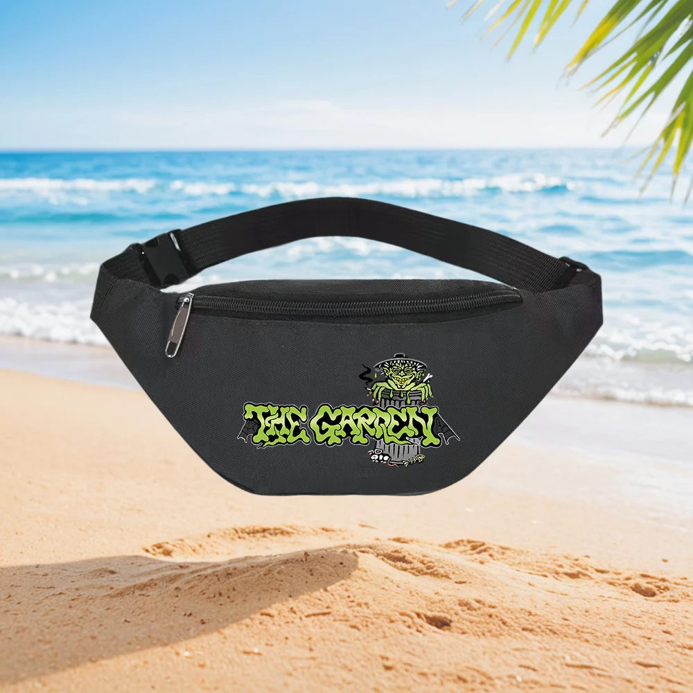 

The Gargoyles Graffiti Style Waist Backpack Crossbody Chest Bag Street Casual Sporty Fashionable Simple Unique Printed Design