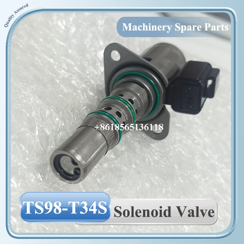 

12V/24V Solenoid Valve VOE11418522 11418522 TS98-T34 TS98-T34S For L110G L110H L120G Excavator