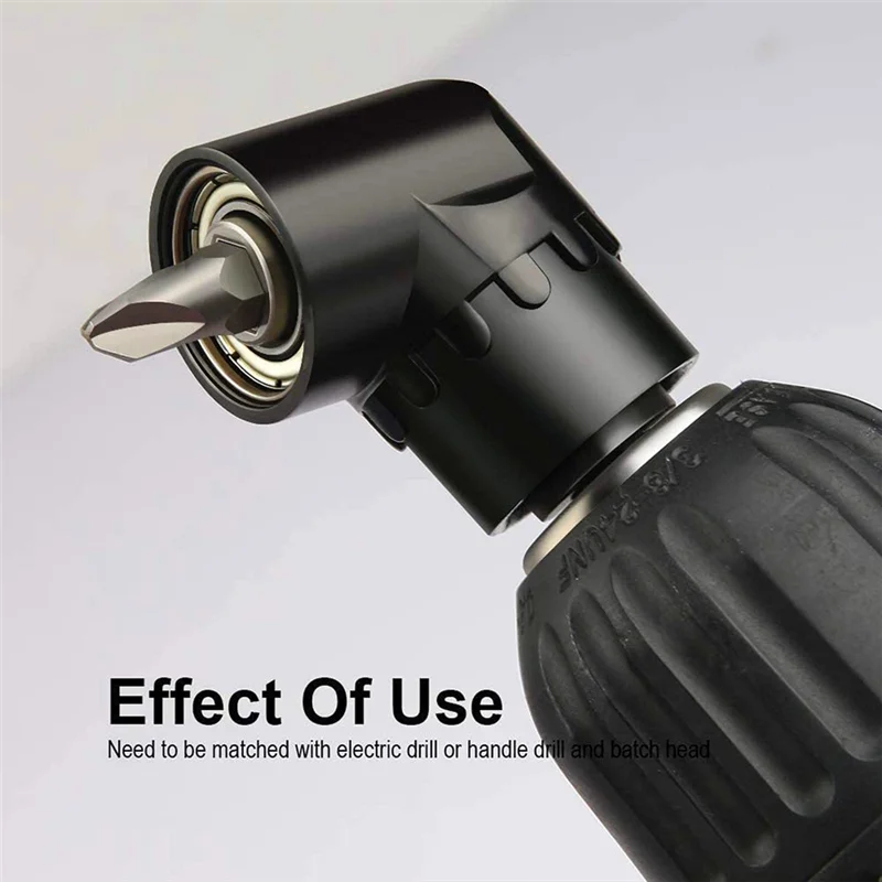 

【B07R】Right Angle Drill Attachment Kit-6 Pieces Including Hex Socket Adapters And 105 Degree Angle Drill Adapter Set