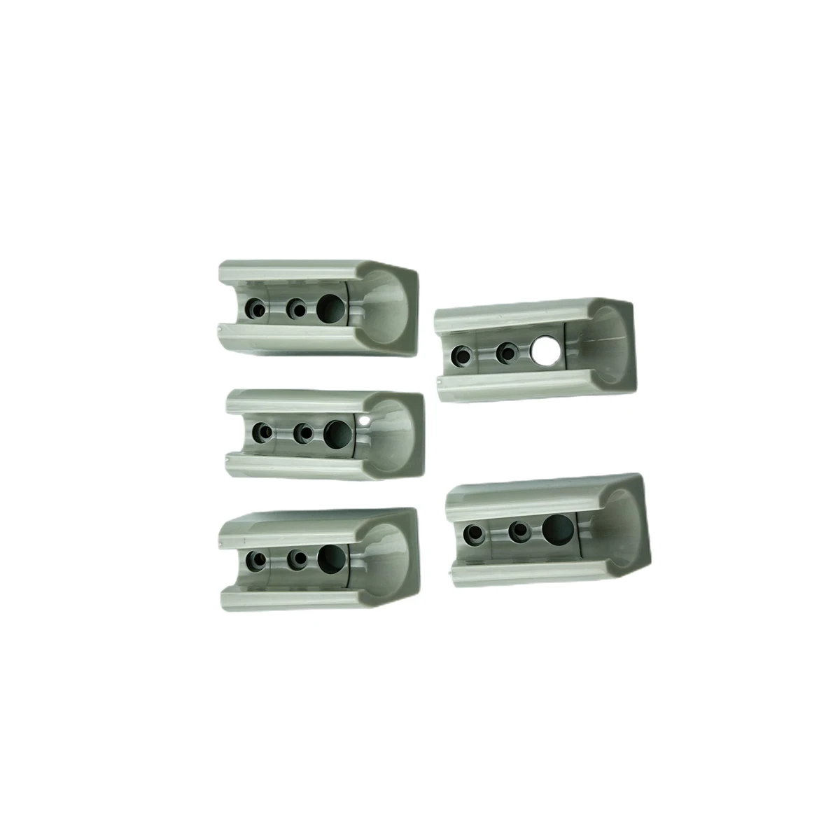 5Pcs Dental Rack Box Gray Small Unit Handpiece Accesorries Single-joint