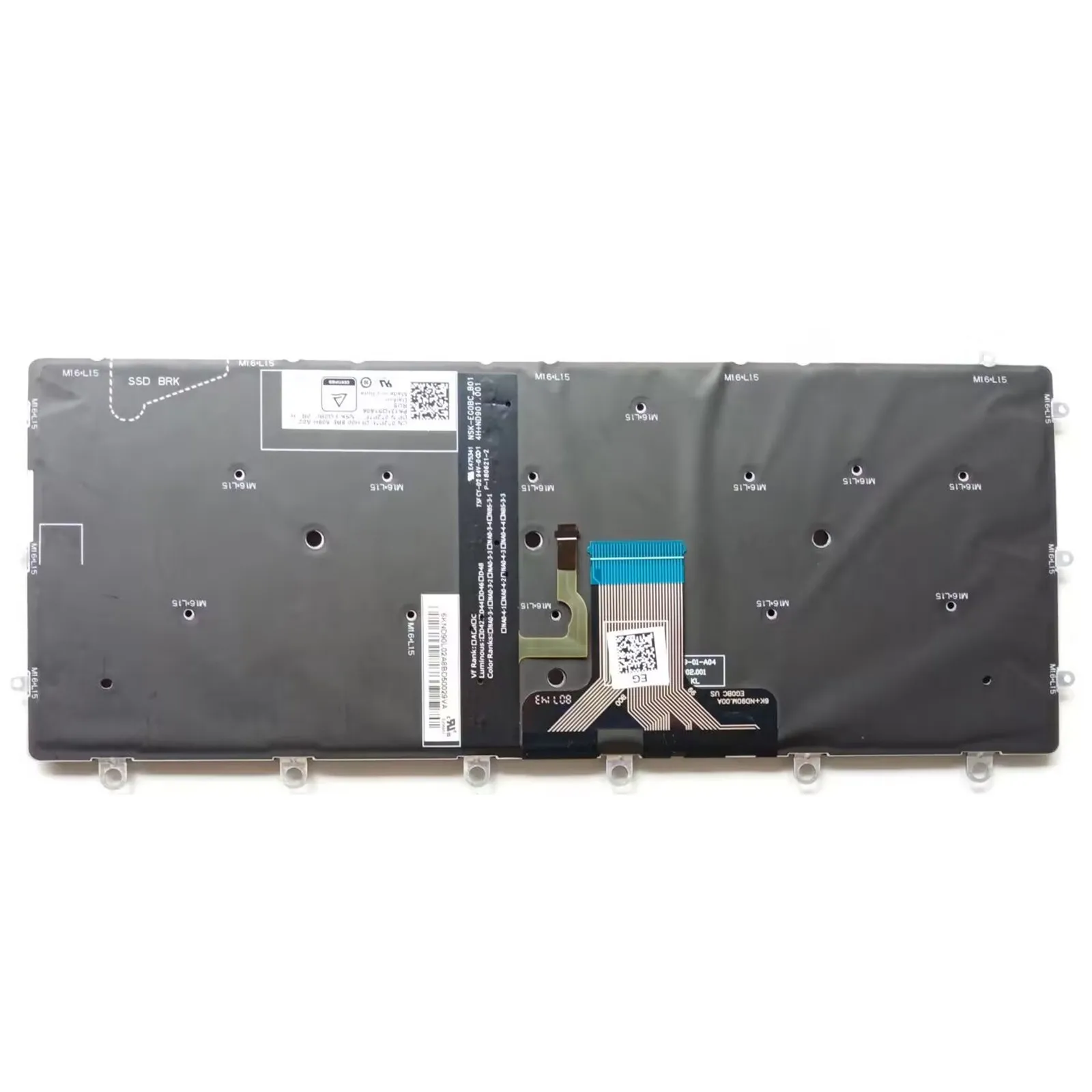 Klawiatura do laptopa Dell XPS 13-9365 2-w-1 P71G P71G001 US