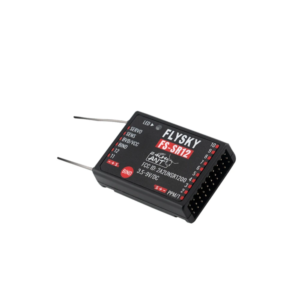 Flysky Receiver FS-R7V FS-R7D 7CH/ FS-R4P 4CH/ FS-SR12 12CH 2.4G Receiver Can Be PPM/IBUS Output for Car Boat