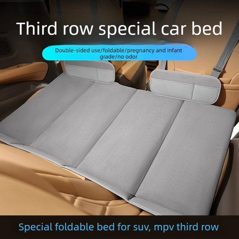 

Foldable Car Travel Bed SUV 3rd Row Sleeping Pad Portable Backseat Mattress Wholesale