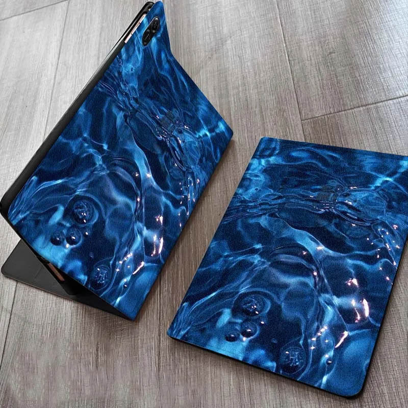 

Water Ripple Artistic Pattern For Huawei MediaPad M5 T5 M6 SE C5e 11 12 X 2 Lite Pro Air S 12.2 Inch 5G Tablet Case
