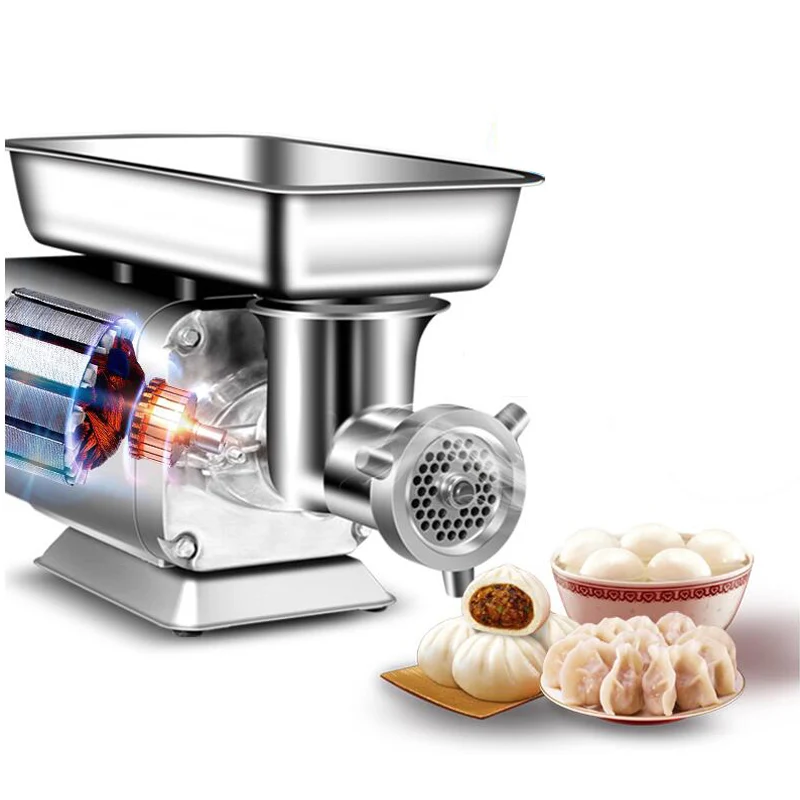 Powerful Stainless Steel Electric Meat Grinders Machine Restaurant  Meat Grinder