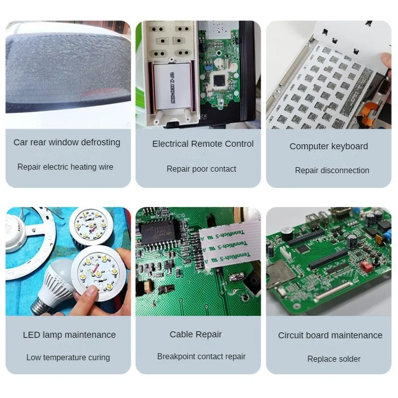 Circuit Board Conductive Silver Paint Pen Motherboard Remote Control Laptop Keyboard Line Repair Conductive Silver Paste