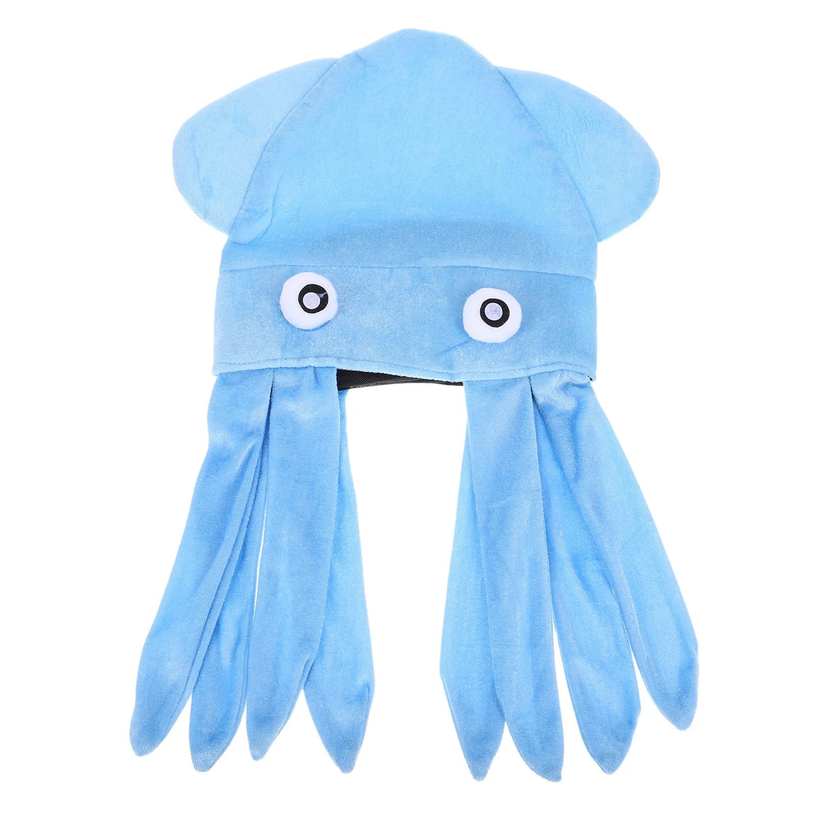 

Funny Octopus Hat Flannel Halloween Party Decorative Cap Photo Props Cosplay Headband Accessory Crazy Hat Soft Costume