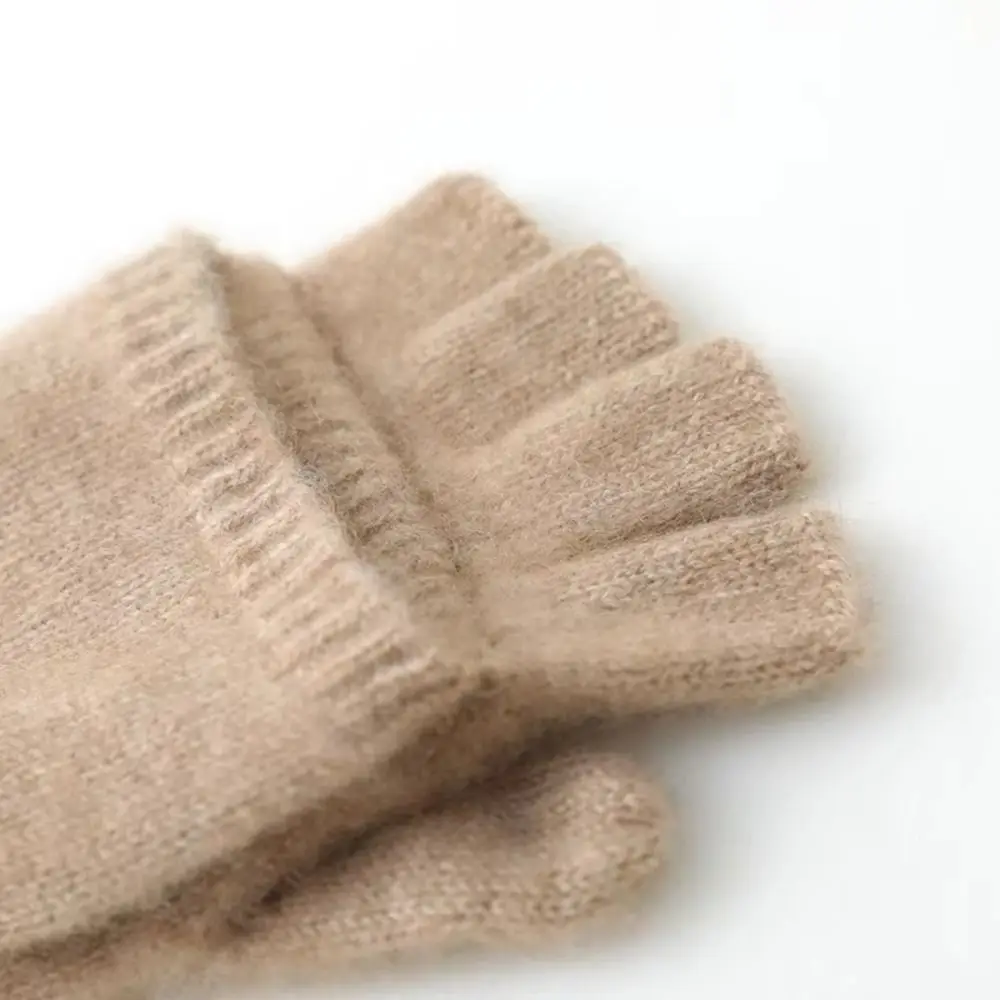 

Новые кашемировые зимние варежки, утепленные ветрозащитные варежки с откидной крышкой, высококачественные перчатки с сенсорным экраном для мужчин и женщин