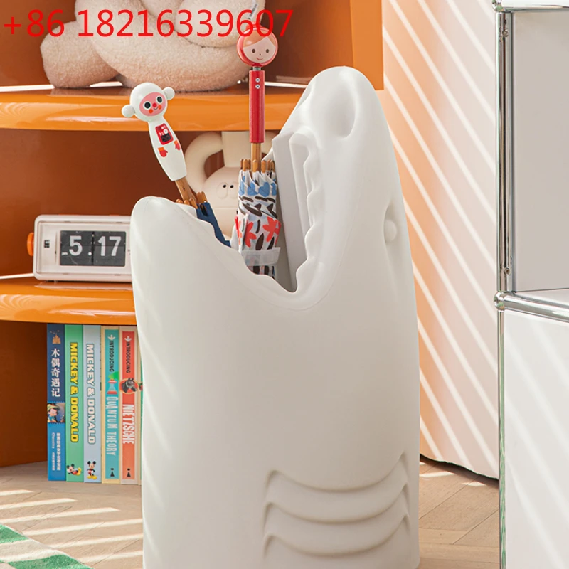 

Shark Umbrella Bucket Ins Creative Cartoon Umbrella Stand Home Doorway Umbrella Shelf Commercial Milk Tea Shop