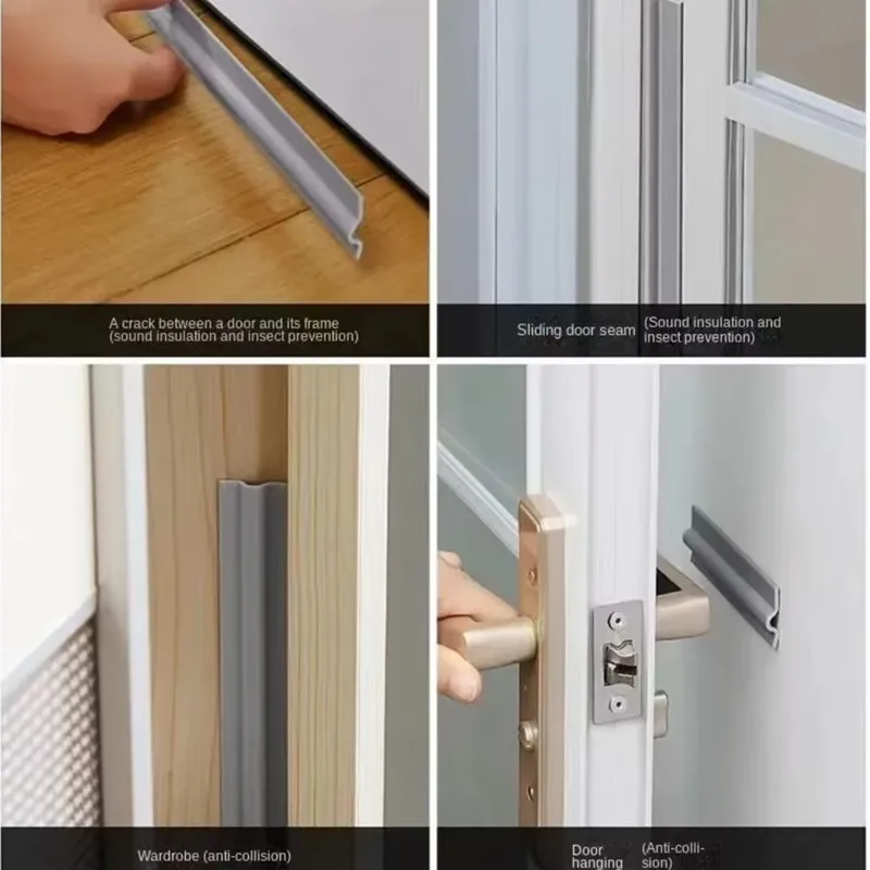 20M Soundproof Foam Window Weatherproof Sealing Strip Sliding Door Window Windproof Soundproof Door Bottom Sealing Gap Filler