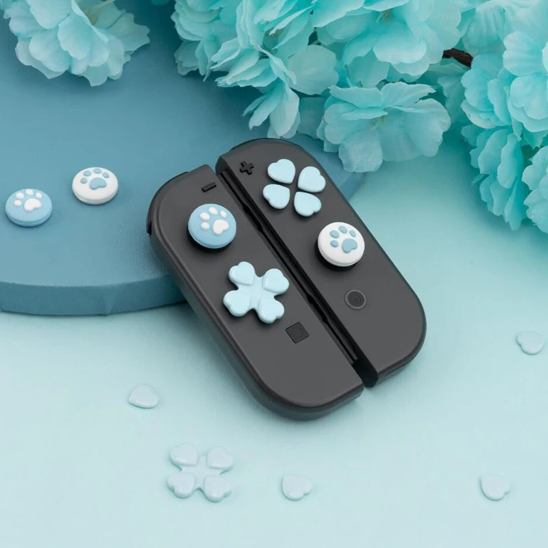 Наклейка для джойстика ABXY X, D-pad Move Cross Direction, для Nintendo Switch, Joy-con, кожаный чехол