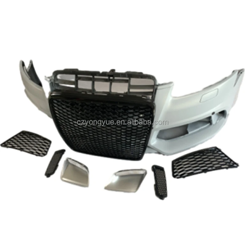 RS6 Front Bumper Body Kits A6 Bodykit Replacement Body Kit for Audis A6 2005 2006 2007 2008 2009 2010 2011 2012