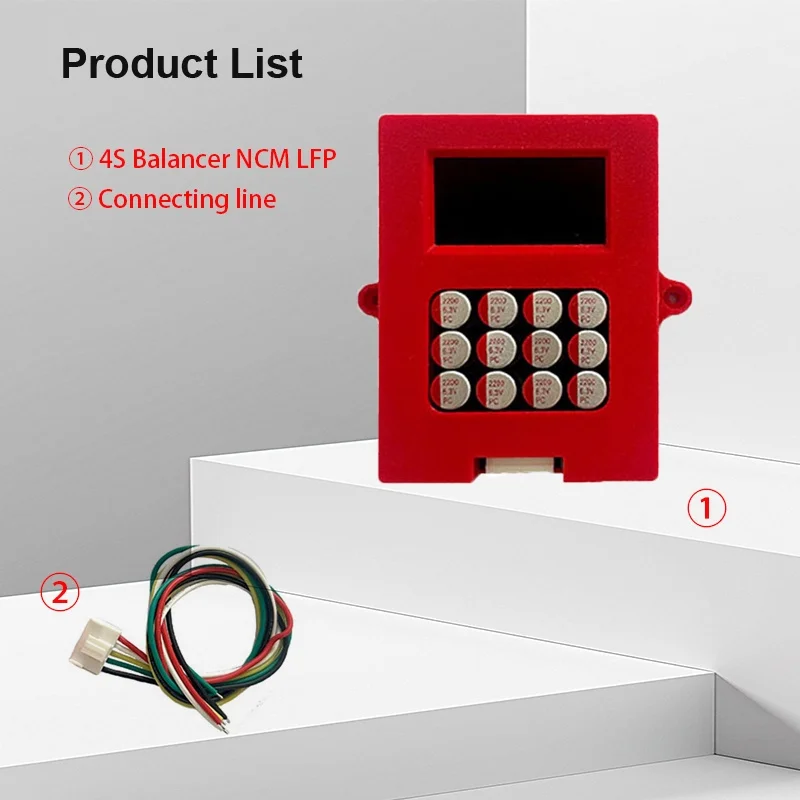 5A 4S 6S Active Equalizer Balancer with Voltage Display Cells Balancer Lifepo4 Lipo LTO Battery Energy Capacitor Lithium Pack