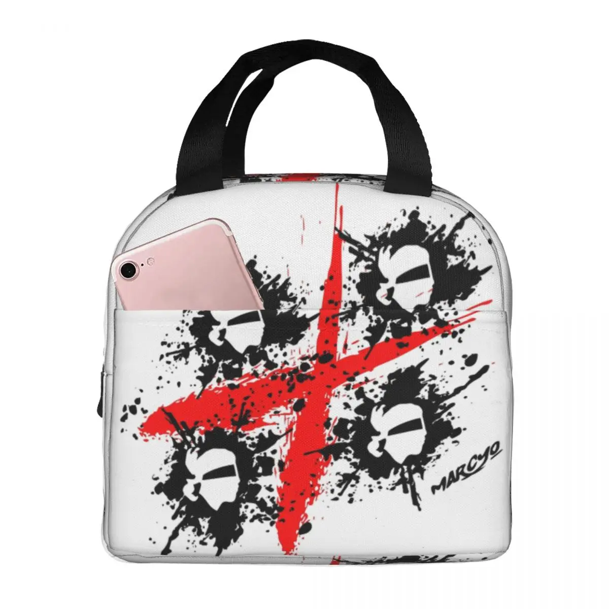 Sardinia 4 Mori Insulated Lunch Bag for School Office Italy Sardegna Waterproof Thermal Cooler Bento Box