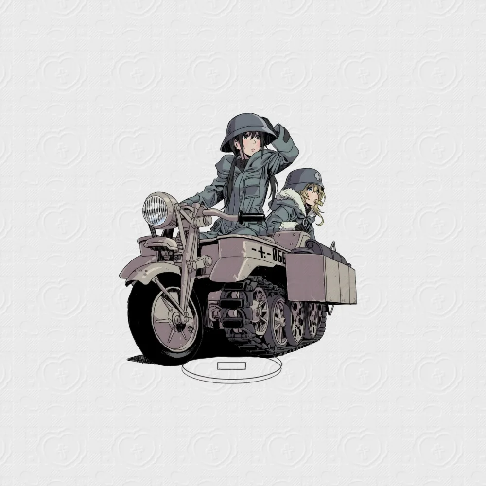 15CM Hot AnimeGirls' Last Tour Acrylic Stand Model Cosplay Characters Ornament Accessories Goods Christmas Gifts