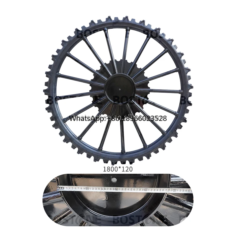 

high performance 1800x160 120 100 MM Airless Tires Spray Boom Pump Tyres new taractor iron slim wheels Narrow Tyres For Tractors