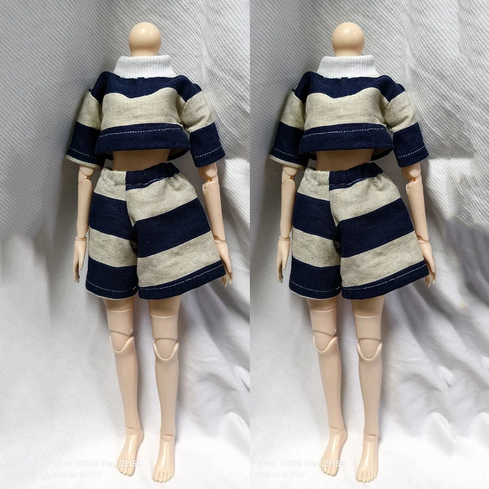 

Кукольный костюм для куклы Bjd 60/45/30 см, топ и шорты, игрушки для девочек, нарядный игровой домик, модные аксессуары для кукол 1/3 1/4 1/6