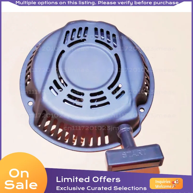 Recoil Starter for Loncin IP170 1P70FA LC1P70 LC1P75 196CC Engine Lawn Mower Pull Start Assembly Rope Handle
