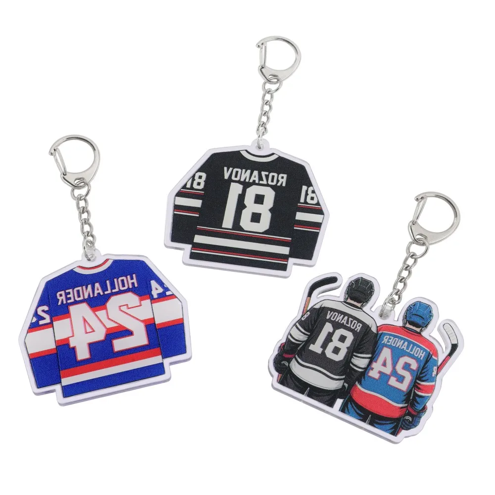 

Акриловый кулон-подвеска для рюкзака с персонажами из европейско-американского фильма «Горячая соревновательная борьба»: Шейн Холландер, Илья Розанов. Аксессуары для фанатов.