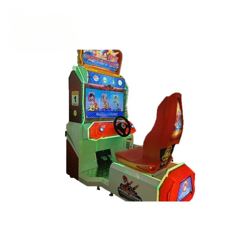 Double racing arcade game machine coin driving racing emulator video racing game machine