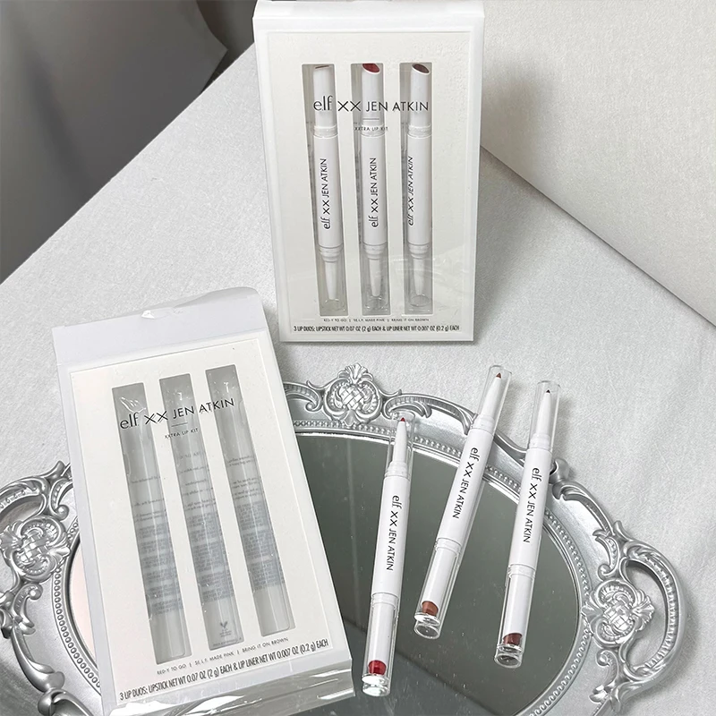 Elf Dual-ended Lipstick Tinted Lip Balm Hydrating Fruit-flavored Lip Prime Highlighter Contour Stick Liquid Blush for Cheeks