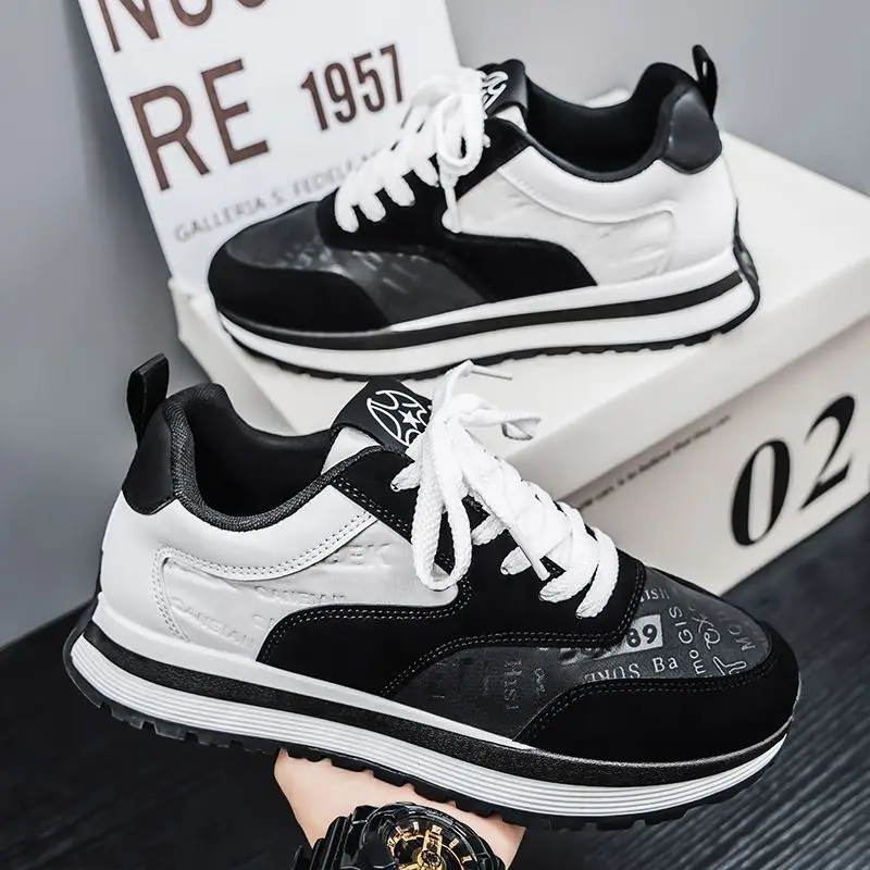 

Men's Shoes 2025 New Winter Trendy Brand Versatile Retro Dad Shoes Youth Soft-Soled Running Sports Thick-Soled Trendy Shoes