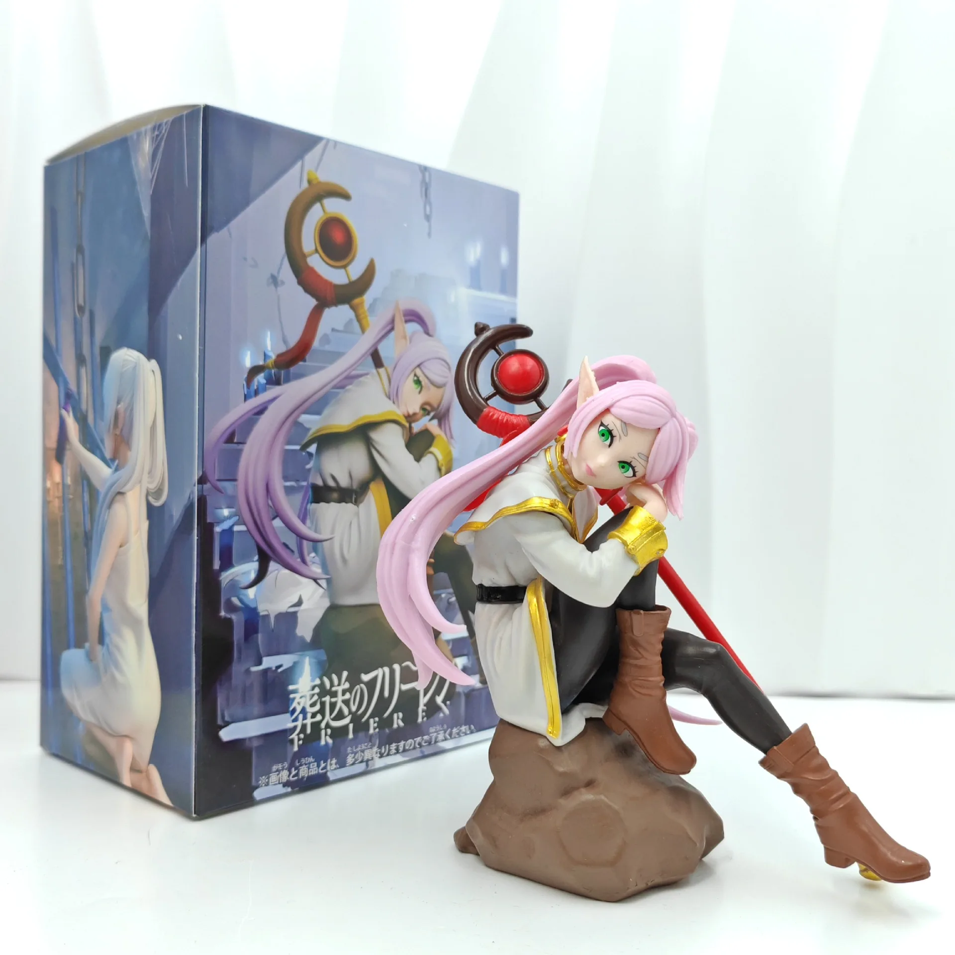 13 cm Frieren:Beyond Journey'S End Figur Schönes Mädchen Anime Modell Statue Sammlung Desktop Dekoration Ornament Spielzeug Geschenke
