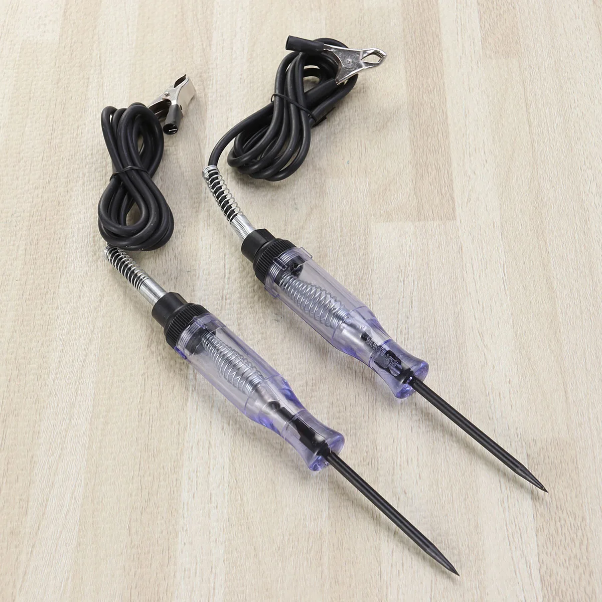 

2Pcs 12-24V Car Circuit Tester Pen Portable Voltage for Automotive Wiring Troubleshooting Tail Light Brake Light Socket
