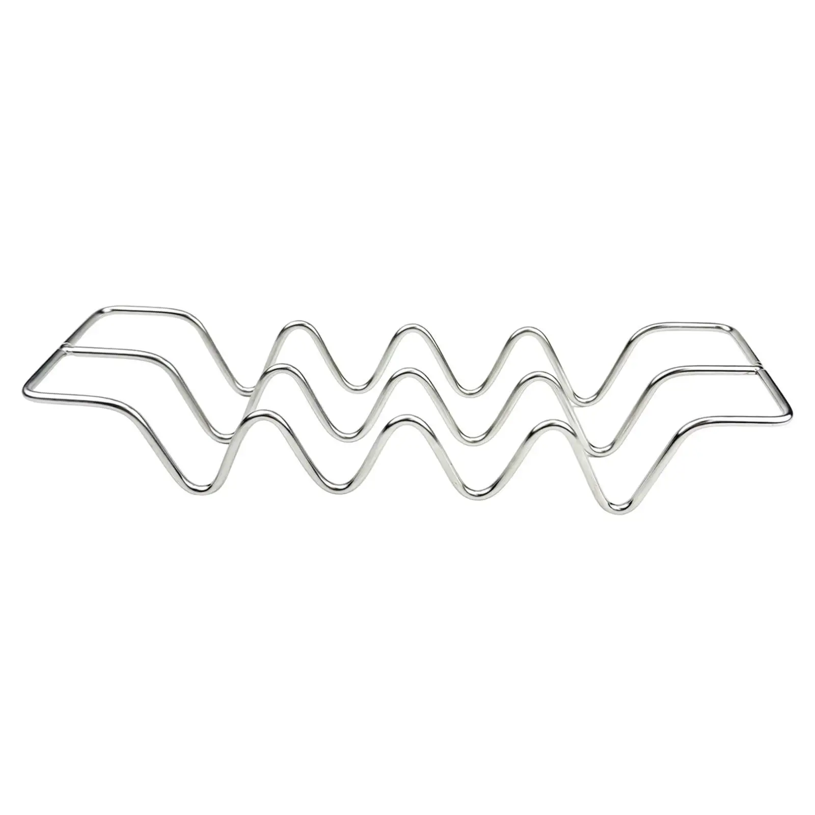 Upright Stainless Steel Taco Holder Stable Shell Stand Home Tortilla Rack for Party Buffet Serving