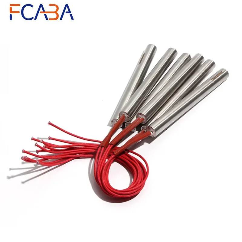 

FCABA 5 шт. 18 мм 62 ~ 75 мм 201SUS двойная электрическая нагревательная трубка с одной головкой 110/220/380 В картриджный нагреватель 280/290/300/310/330 Вт