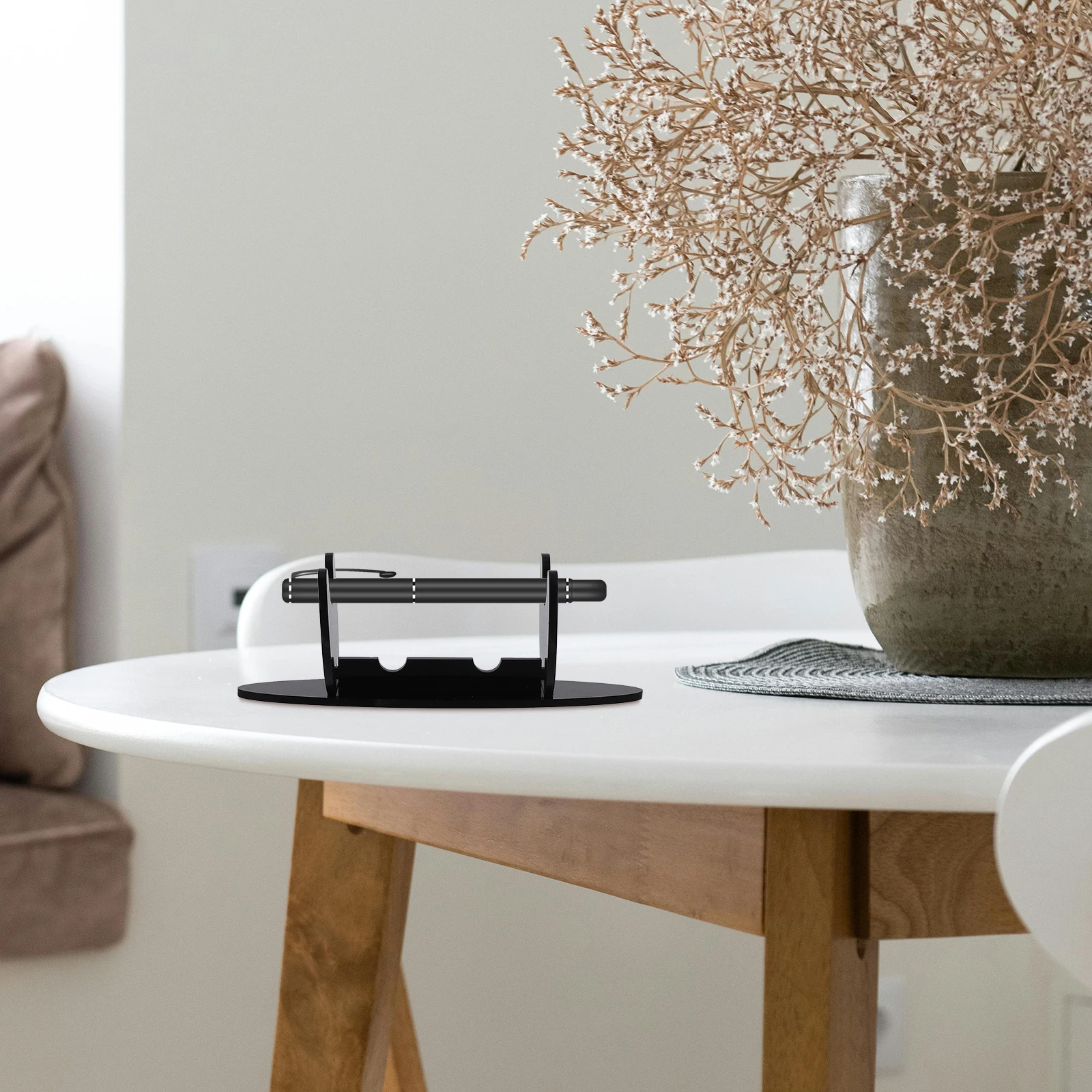 

Acrylic Pen Display St 12 Slots Transparent Holder Rack Home Office Classroom Storage Solution Stylish Design Fine Material