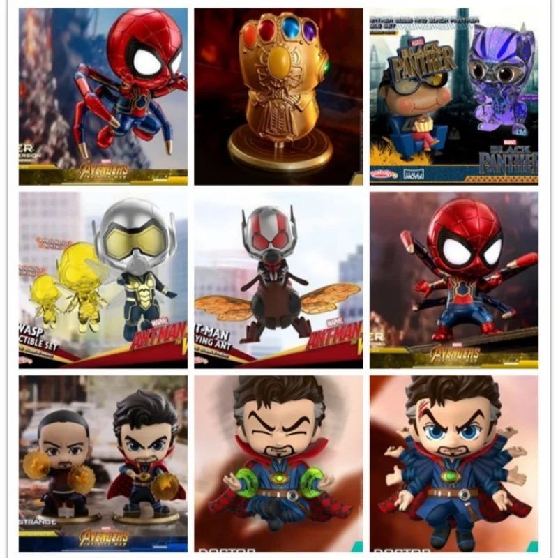 

Hottoys Marve Avengers Infinity War Q версия Cosbaby Железный человек Человек-паук Муравей Человек фигурка Коллекционная игрушка